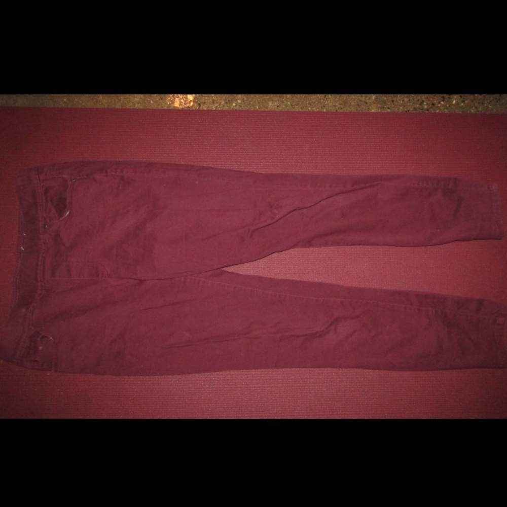 Maroon Costco pants
